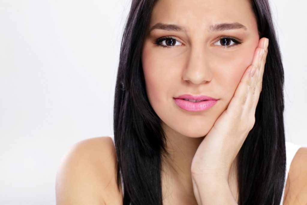 A woman suffering from anxiety disorder